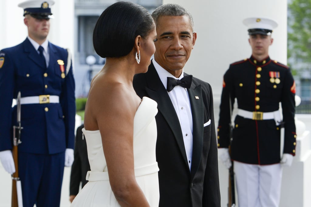 Barack and Michelle Obama at the State Dinner August 2016