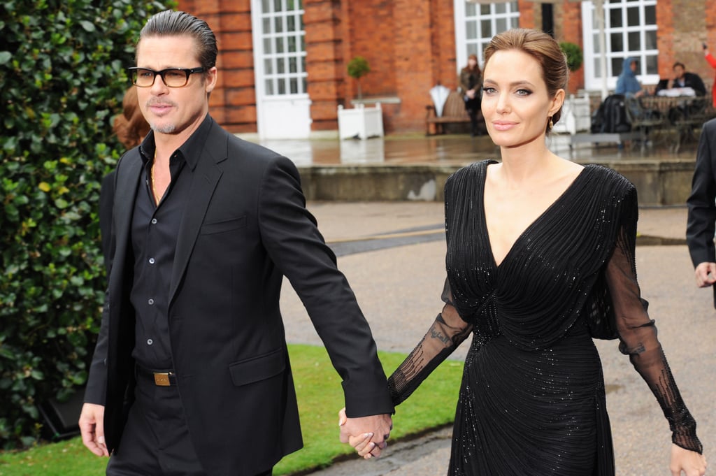 Angelina Jolie and Brad Pitt at Maleficent Event in London