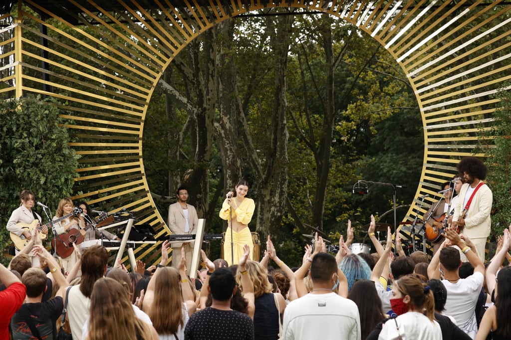 Lorde Promotes Solar Power in Yellow Christopher Esber Dress