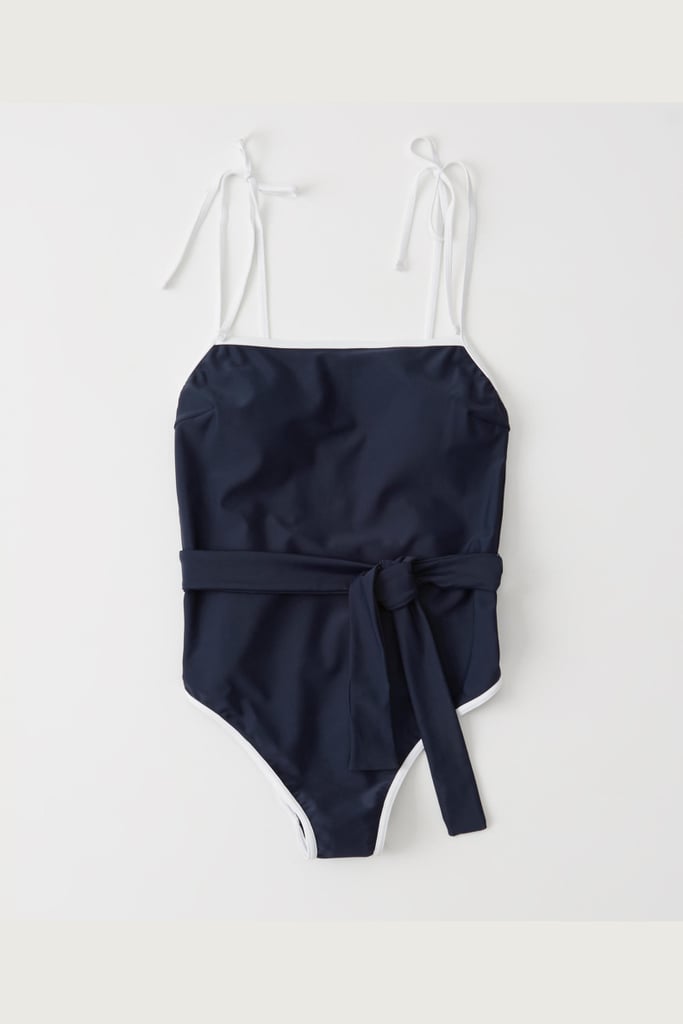 Abercrombie Tie-Waist One Piece Swimsuit