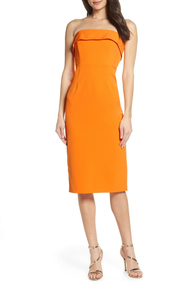 georgia strapless dress bardot