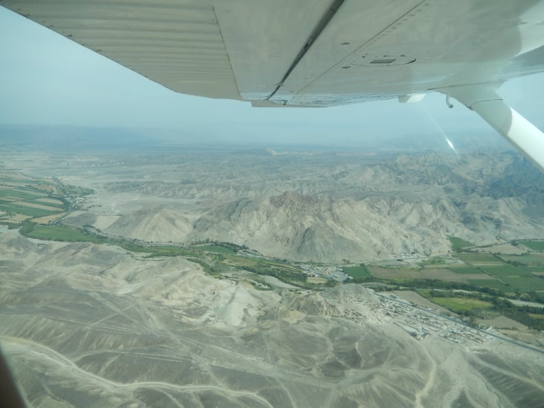 You also get great views of the Nazca Desert