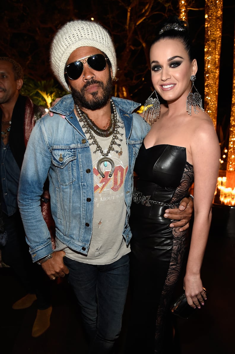 Lenny Kravitz and Katy Perry