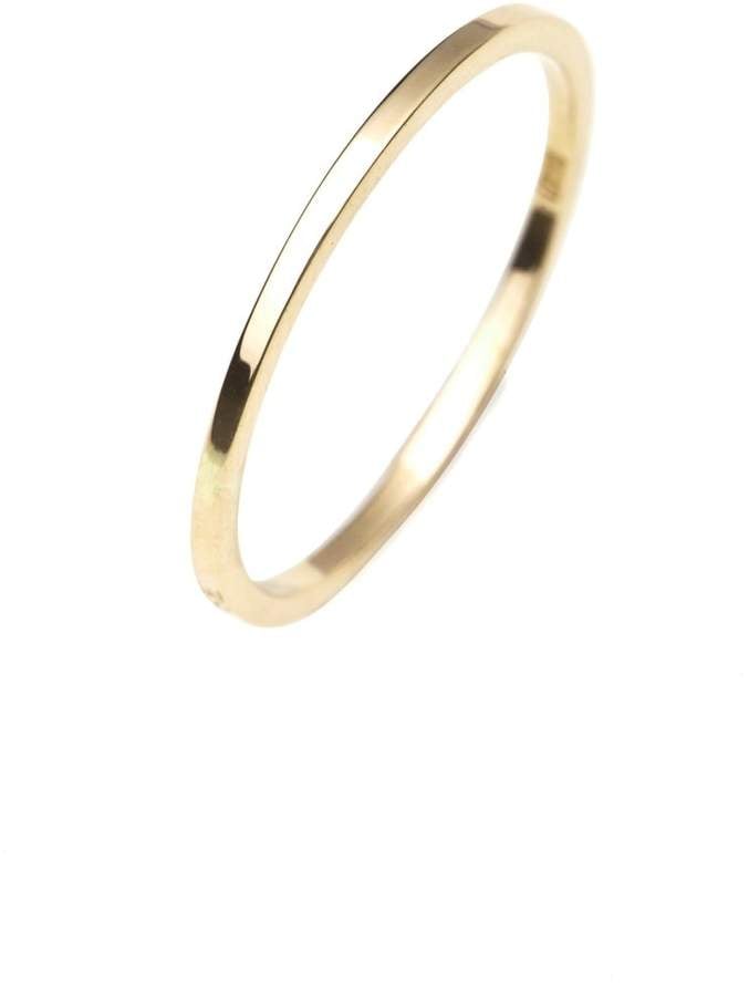 Isabel Lennse Extra Thin Plain Ring Gold