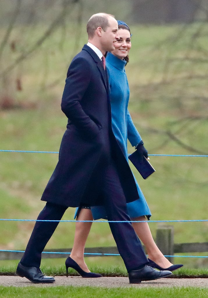 Prince William and Kate Middleton at Church Jan. 2019