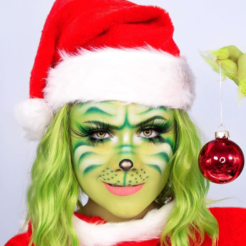 I turned my 4 year old into the Grinch!, Kids Makeup