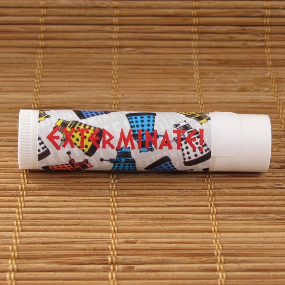 CherryPitCrafts Doctor Who Dalek Exterminate Lip Balm