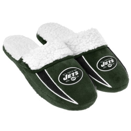 NFL Football Men's Team Logo Sherpa Slippers