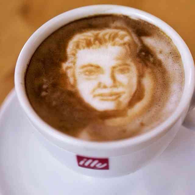 Latte Art of Celebrity Chef Portraits | POPSUGAR Food