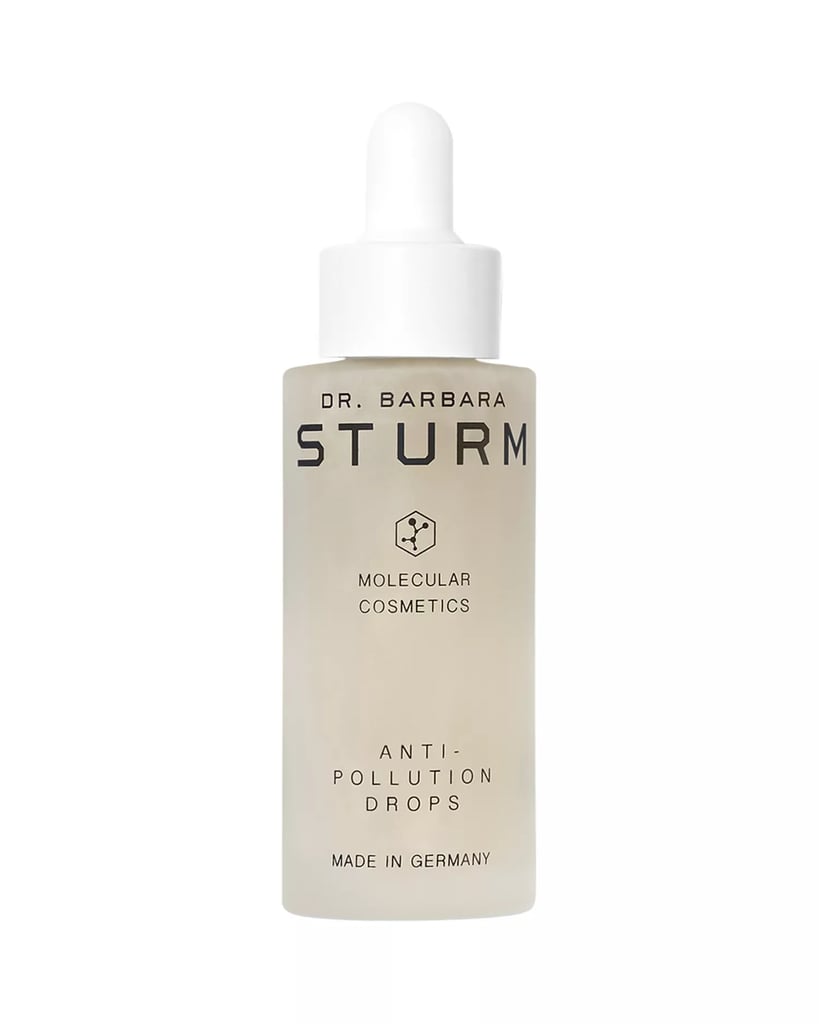 Dr. Barbara Sturm Anti-Pollution Drops ($160)
Not all aging has to do with actual age. The Dr. Barbara Sturm Anti-Pollution Drops tackle signs of digital aging (from blue light) and atmospheric aging (from pollution and other environmental aggressors) with marine and cocoa-seed extracts for existing problems, plus shield skin in the future.