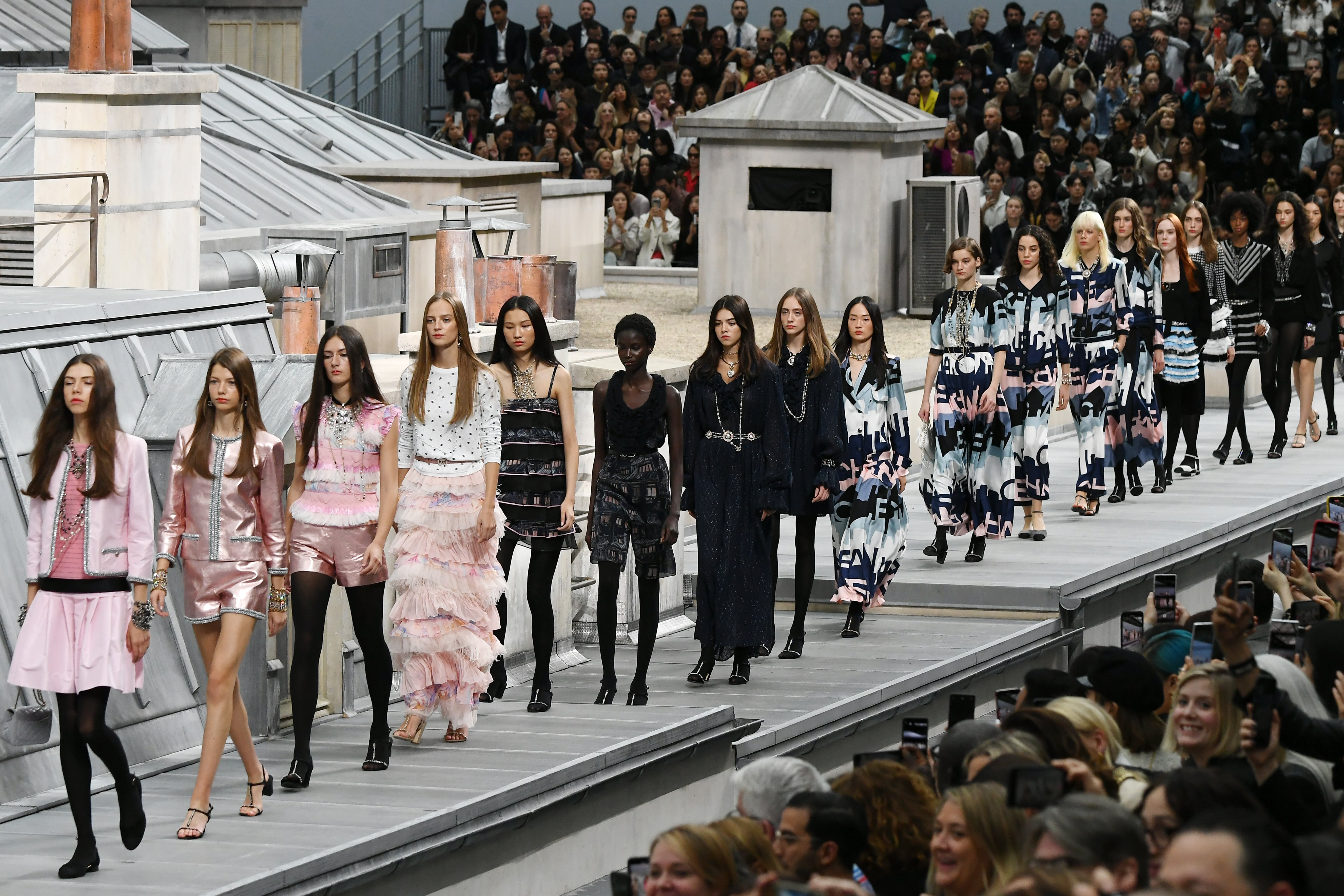 Chanel takes a dip: Viard's spring show brings Paris stalwart down to earth