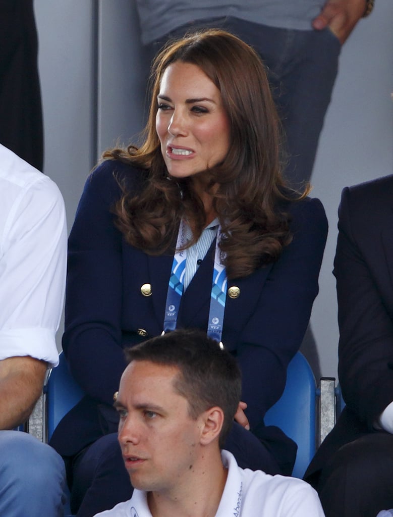 Kate Middleton's Facial Expressions Watching Sports Pictures