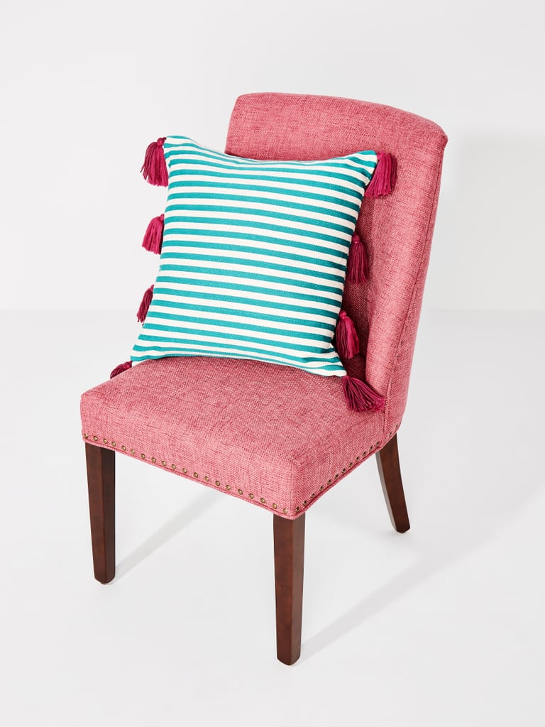 pier one teal chair