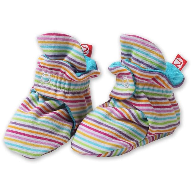 Zutano Rainbow Stripe Cotton Baby Bootie ($21)