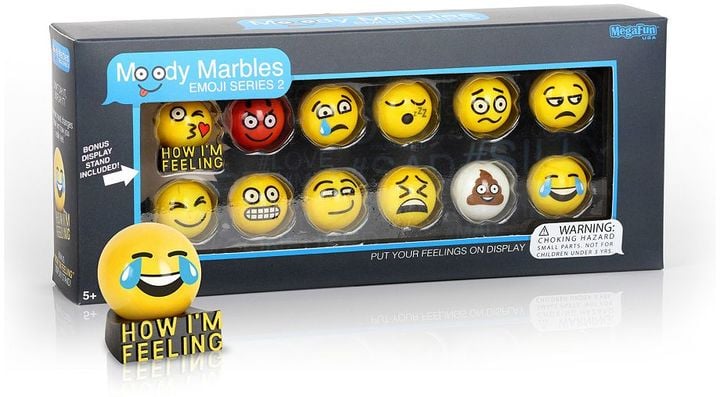 MegaFun USA Moody Marbles Emoji Set