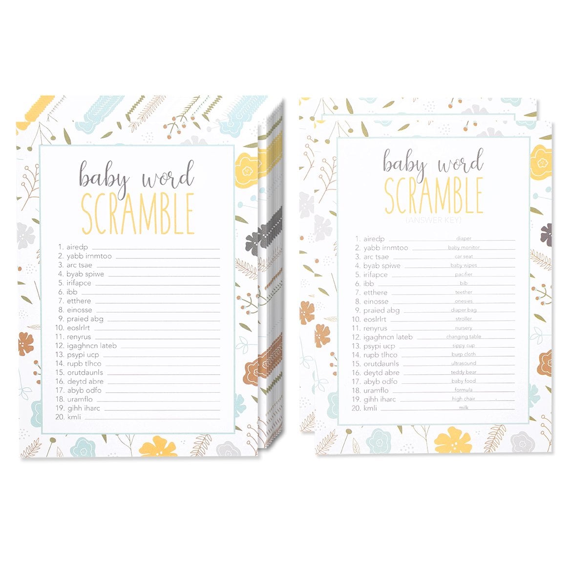 Coed Baby Shower Games Popsugar Family