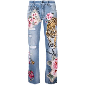 Jeans With Patches | POPSUGAR Fashion