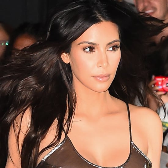 Kim Kardashian in See-Through Dress in NYC September 2016