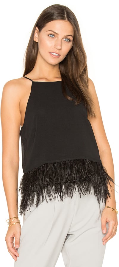 Line & Dot Keira Ostrich Cami ($77)