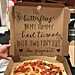 Pizza Box Pregnancy Announcement