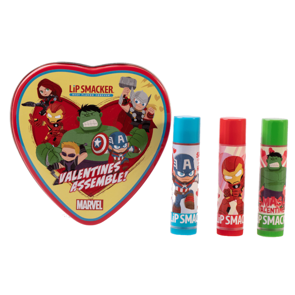 Lip Smacker Marvel 3 Piece Lip Balm Tin