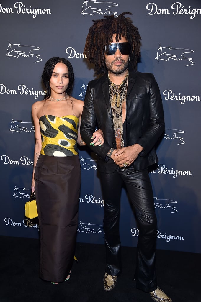 Zoë Kravitz and Lenny Kravitz at Exhibition Opening 2018