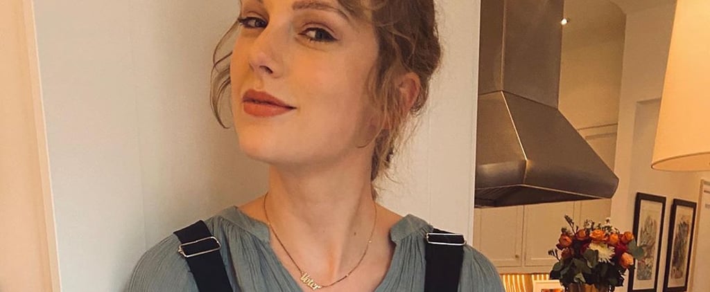 Taylor Swift Wears "Voter" Necklace Endorsing Joe Biden