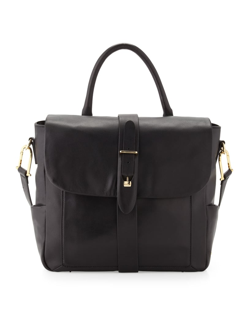 Etienne Aigner Napa Leather Bag Jessica Alba's Denim and ButtonDown