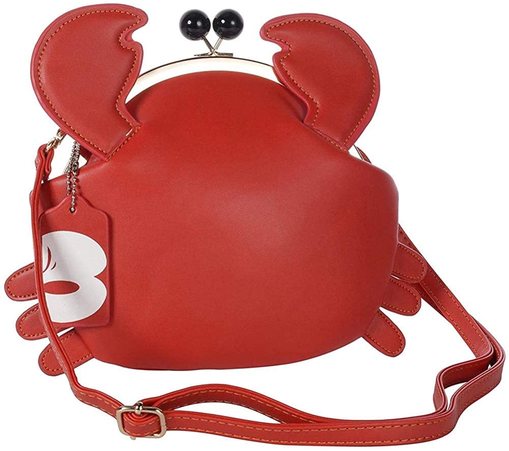 Haolong Women's PU Crab ClaspClosure Handbag Cute Satchel Shoulder Bag