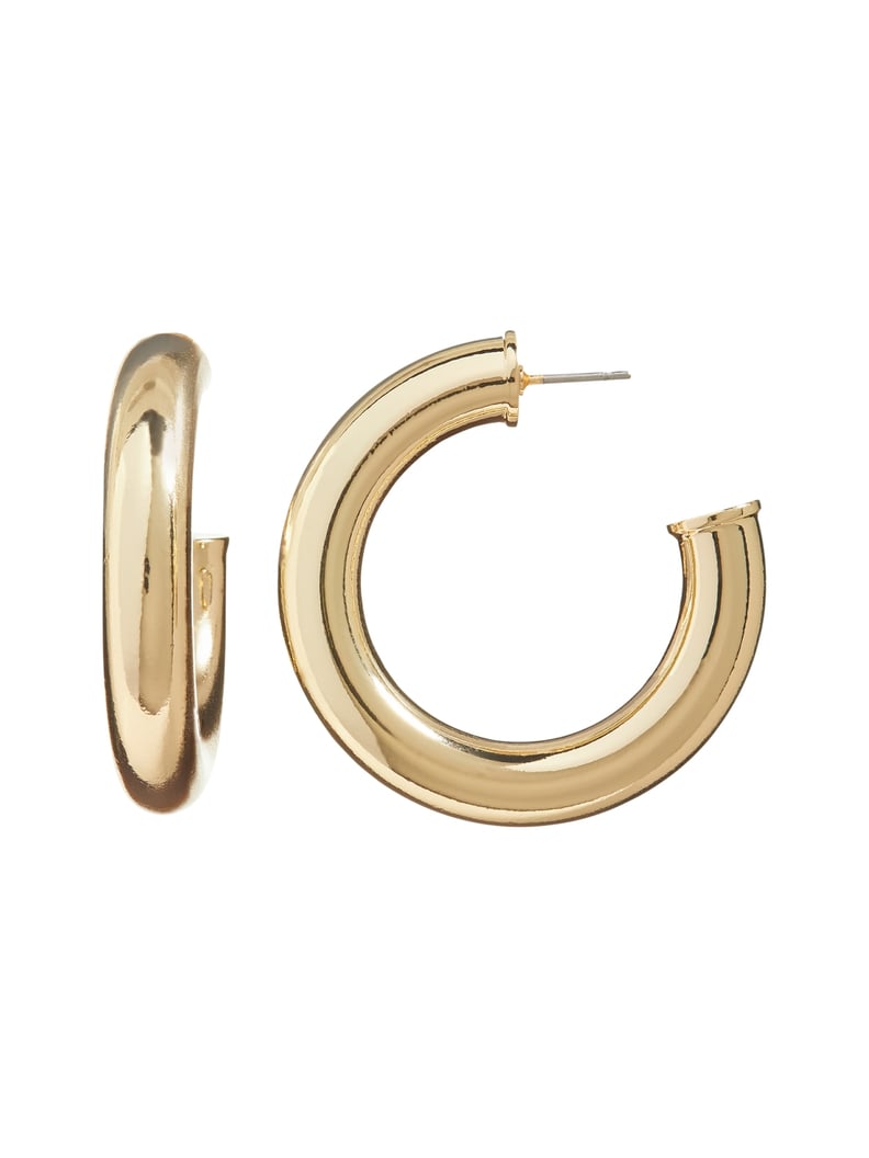 Banana Republic Chunky Round Hoop Earrings