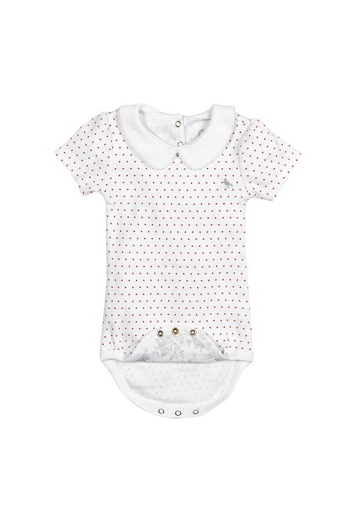 Polka-Dot Peter Pan Collar Onester