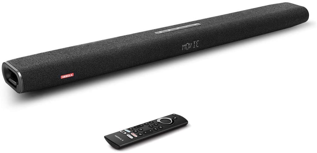 Nebula Soundbar – Fire TV Edition, 4K HDR Support, 2.1 Channel, Built-In Subwoofers, Voice Remote with Alexa