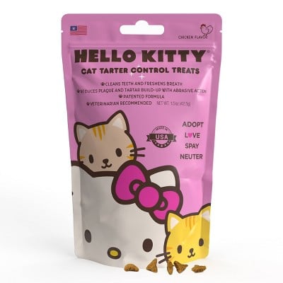 CatEatz Treatz Hello Kitty Tartar Control Chicken Flavour Dental Cat Treats