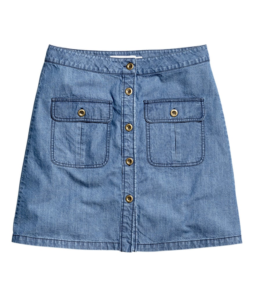 H&M Denim Skirt ($30)