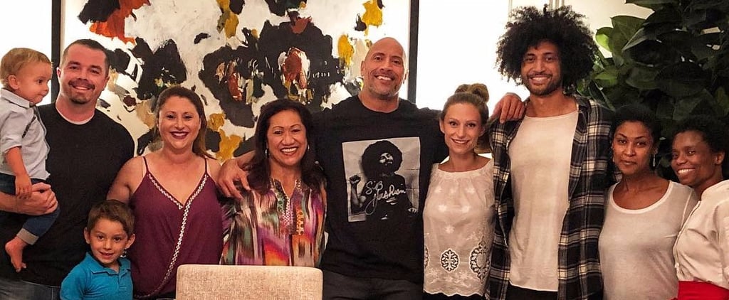 Dwayne Johnson's Thanksgiving Photo 2017