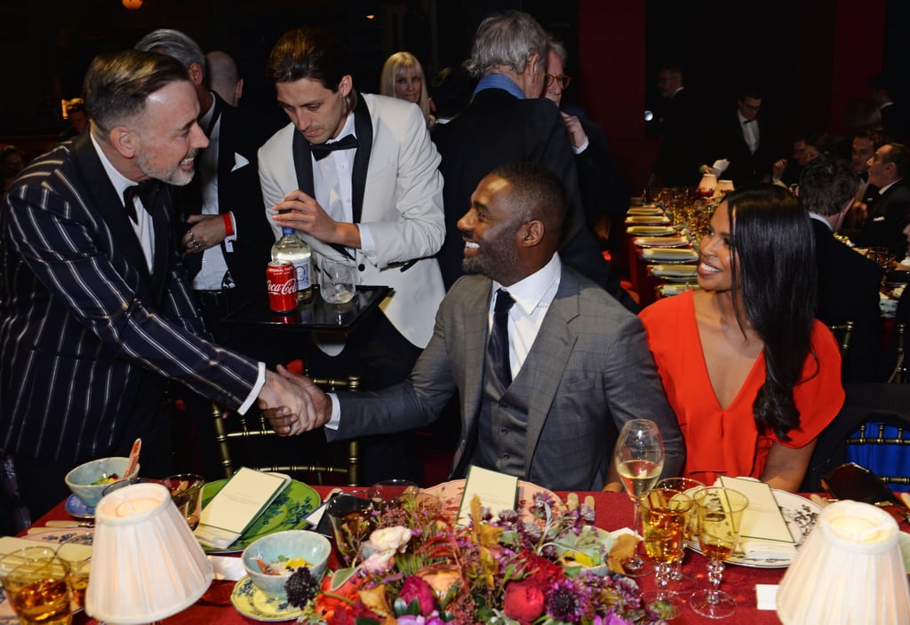 Idris Elba and Family at the Evening Standard Awards