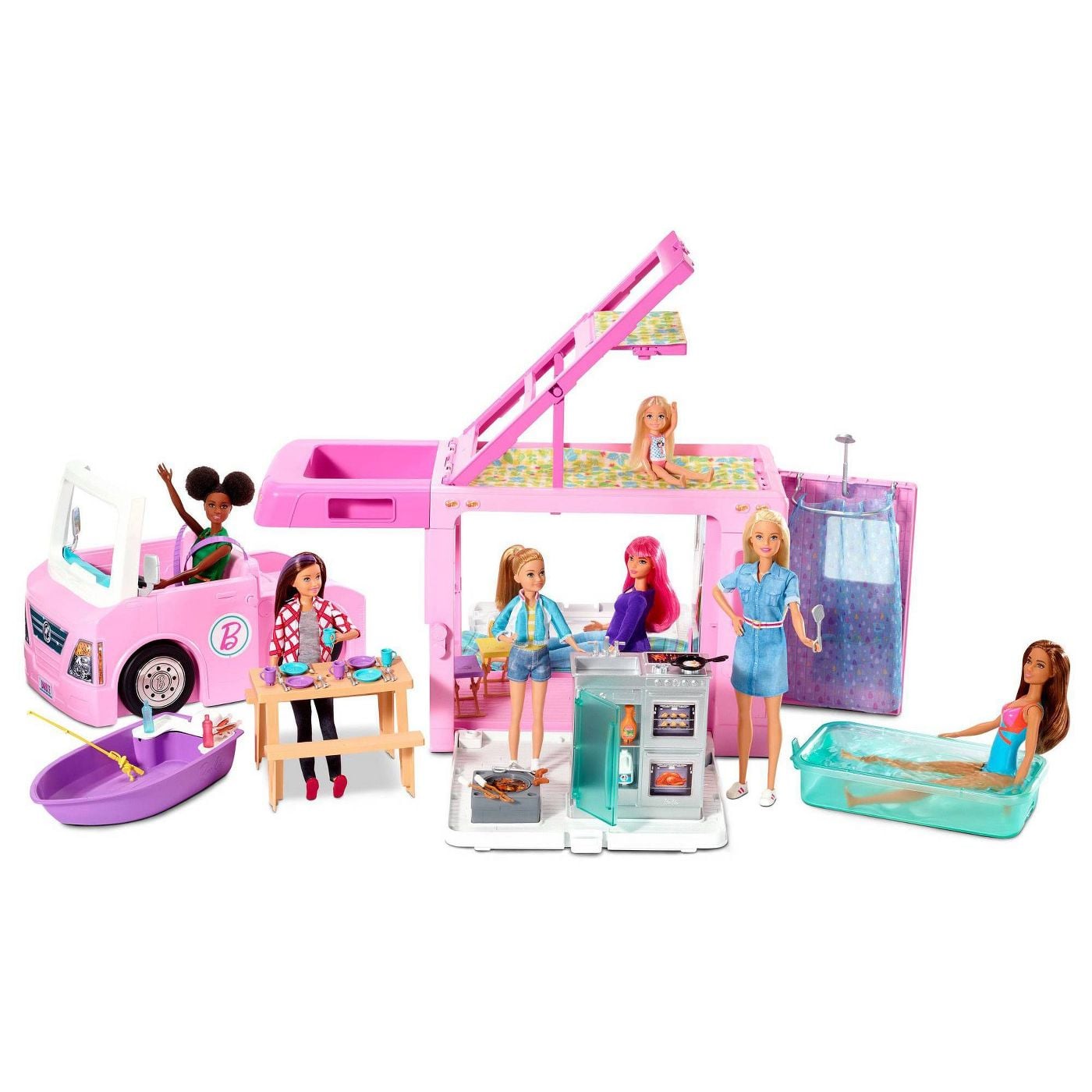 kids barbie camper