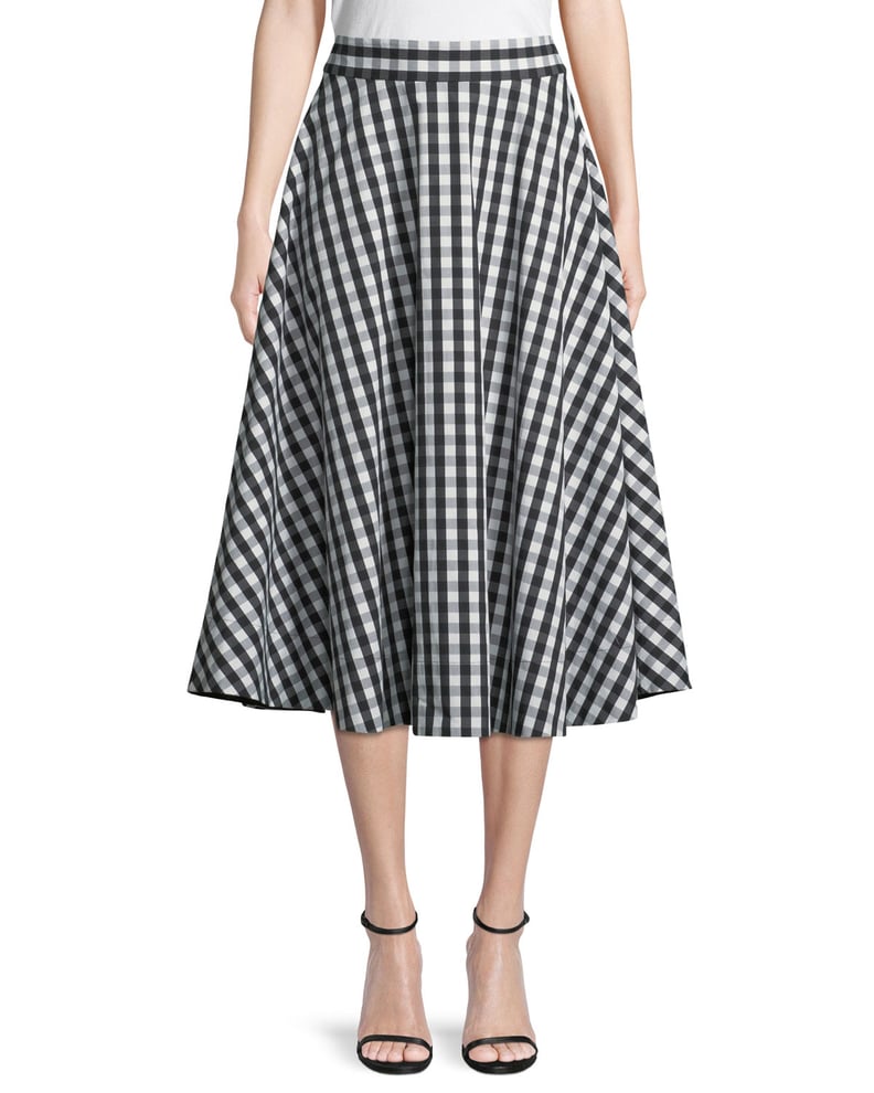 Gingham Cotton Circle Skirt