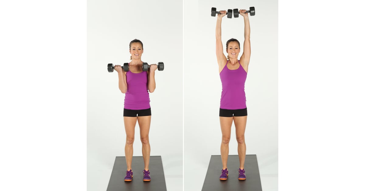 Bicep Curl And Overhead Press 20 Reps These 3 Simple Exercises Will Give You Sexy Sculpted 1846