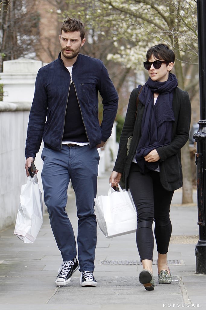 Jamie Dornan and Amelia Warner Walking in London | POPSUGAR Celebrity
