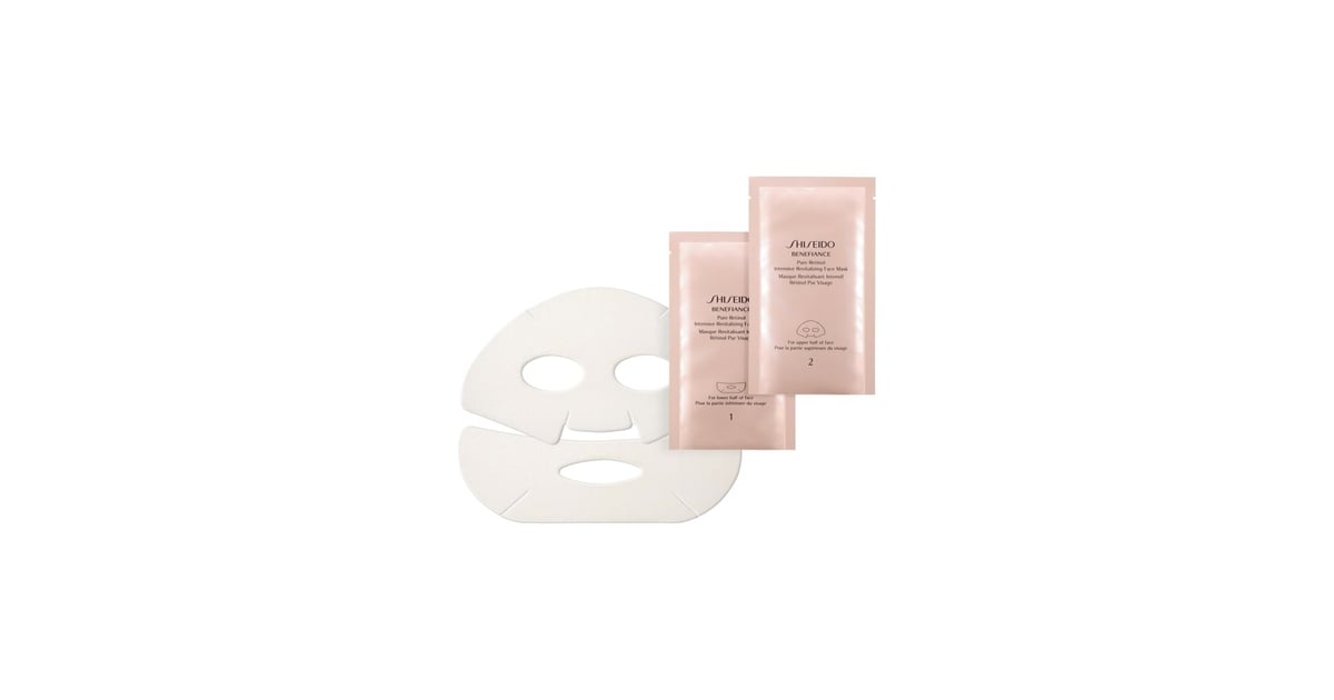Shiseido Benefiance Pure Retinol Intensive Revitalizing Face Mask Best Sheet Masks POPSUGAR
