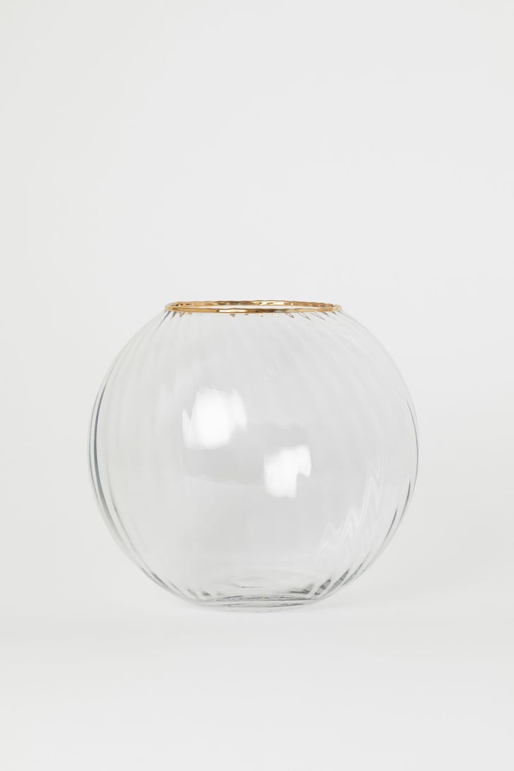 Round Glass Vase Best H&M Home Products Summer 2019 POPSUGAR Home