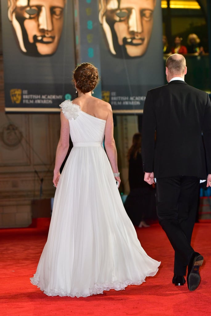 Kate Middleton's White Dress at the BAFTA Awards 2019