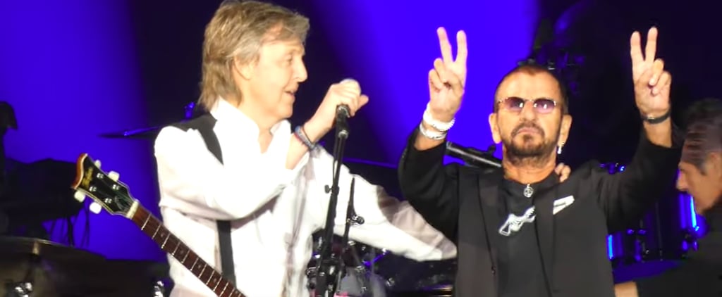 Paul McCartney and Ringo Starr at Dodger Stadium Video