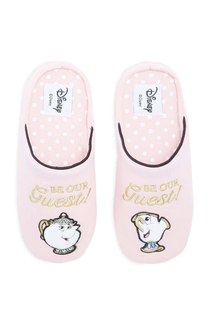 Be Our Guest Slippers ($7)
