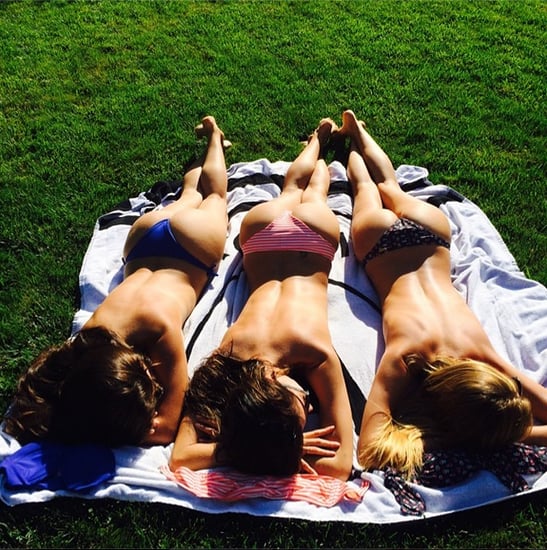 Alessandra Ambrosio Sunbathing Topless | Photo