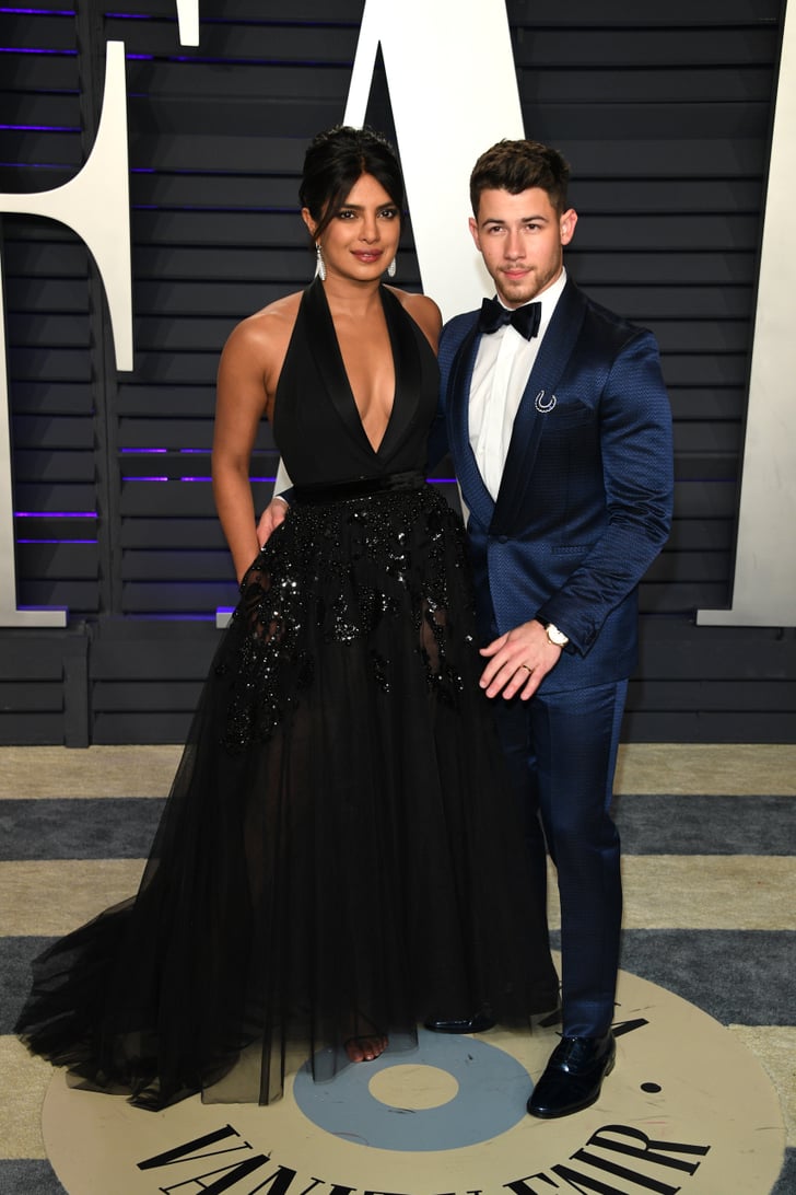 Priyanka Chopra Elie Saab Dress at Vanity Fair Oscars Party | POPSUGAR