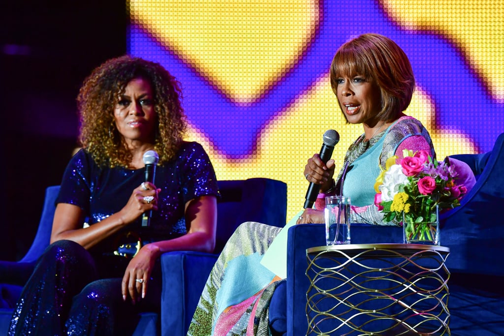 Michelle Obama's Blue Jumpsuit at Essence Festival 2019