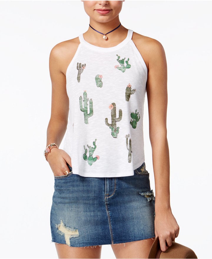 American Rag Cactus Graphic Tank Top, Only at Macy's
