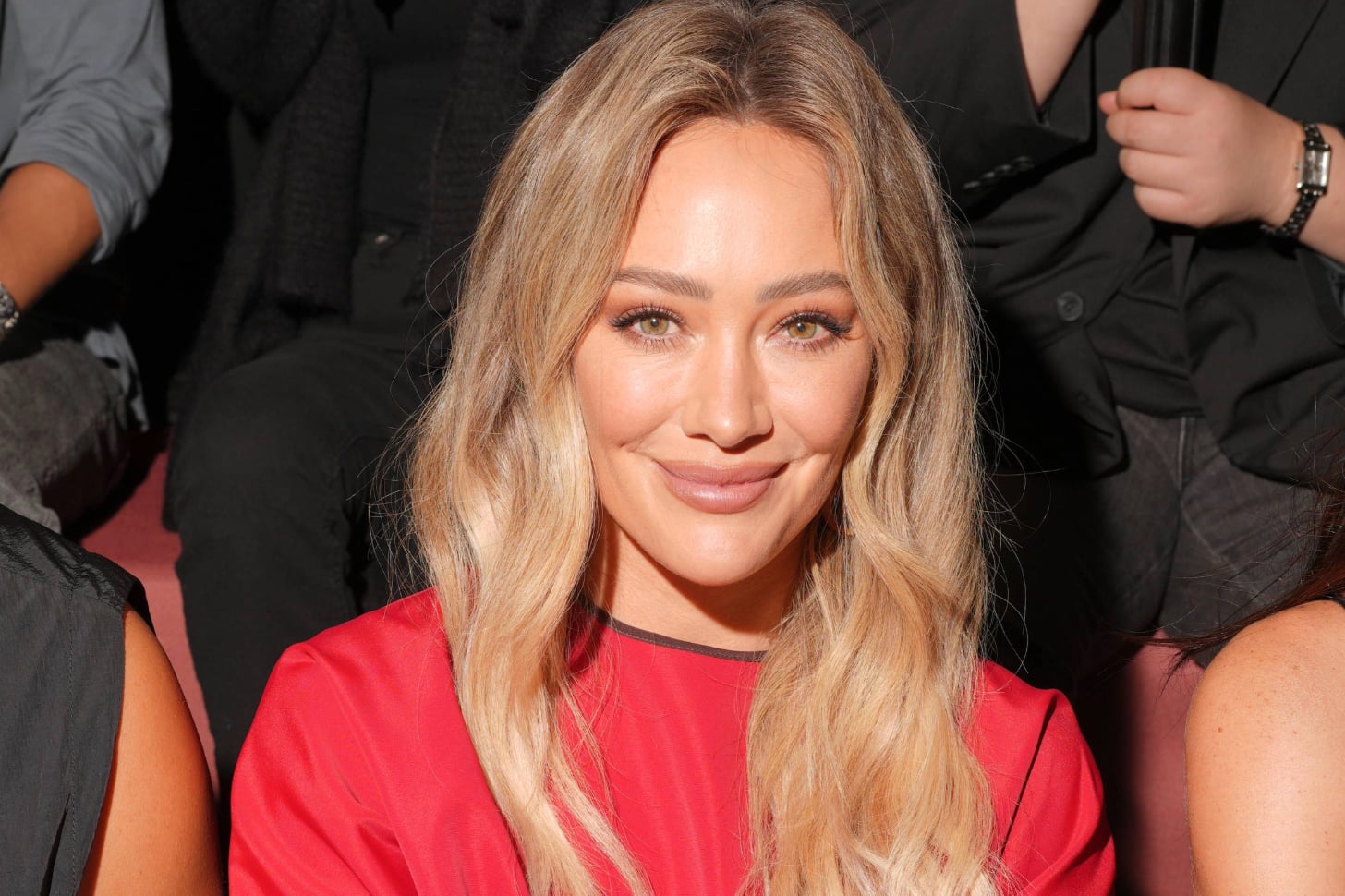 Hilary Duff Color Block Nails 